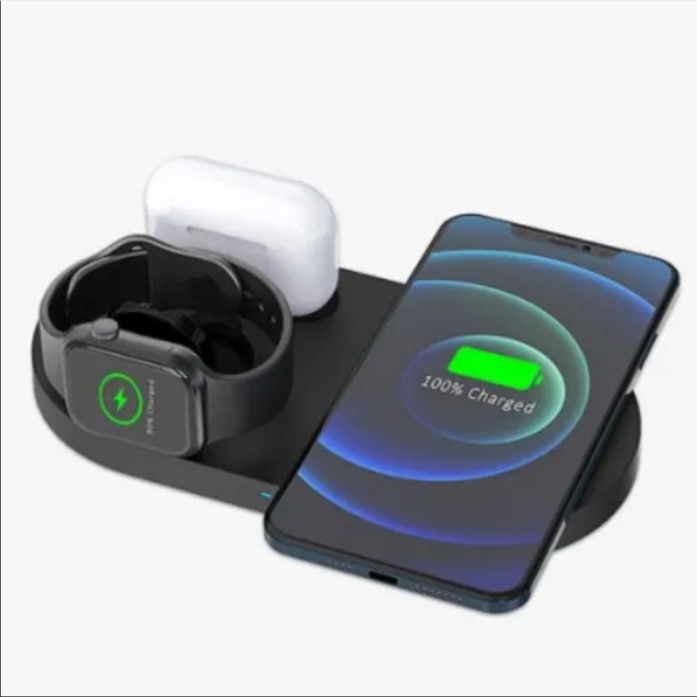 Wireless Charger, CW310, 3-in-1 Fast Charging Station